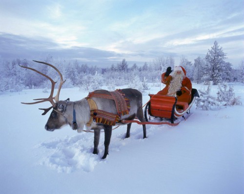 Финляндия – это северное сияние, олени и встреча с Сантой (фото: nostalgia.su)