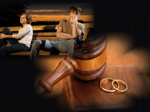 Если у супругов есть несовершеннолетние дети, бракоразводный процесс осуществляется через суд (urist33.ru)